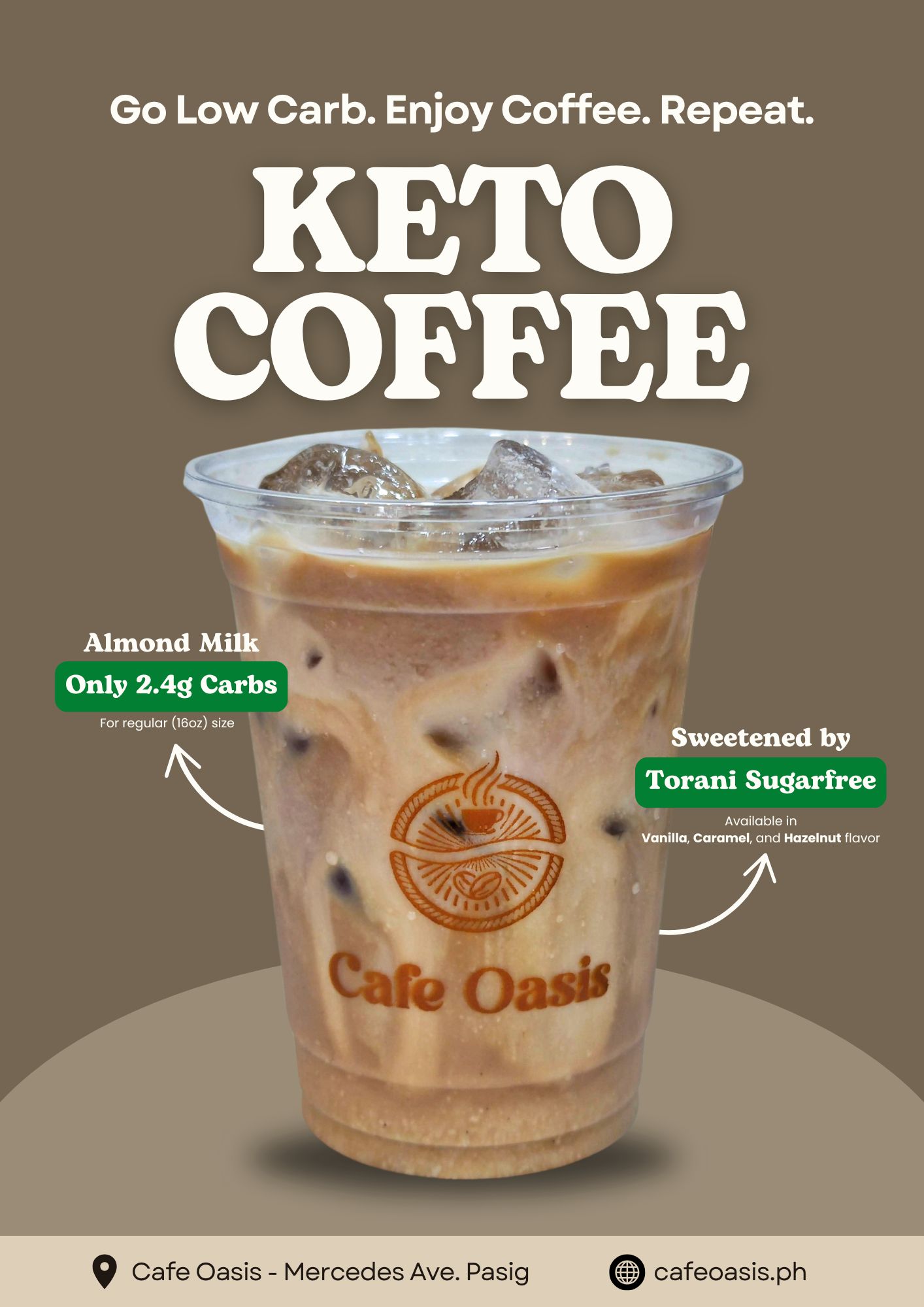 Keep Your Cravings in Check — and Your Carbs Too. Meet Our New Keto Coffee with Just 2.4g Carbs!